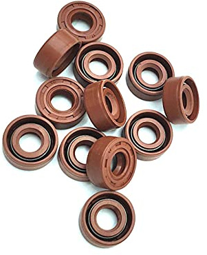 FKM Wellendichtring TC * 18-24-9 * 7 10 * 16-28 * 4/5/6/7/8/10 Covered zweilippig mit Strumpf, 9x18x7mm 2Pcs