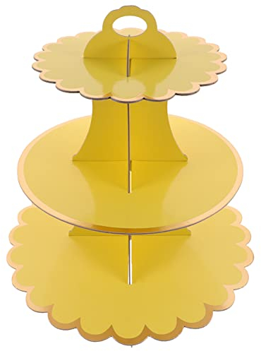 BESPORTBLE Porta Torta in Cartone Espositore Per Cupcake e Biscotti Supporto Per Dolci Per Feste e Party