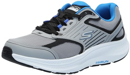 Skechers Men's Go Run Consistent 2.0 Sneaker, Gray/Black, 12 X-Wide