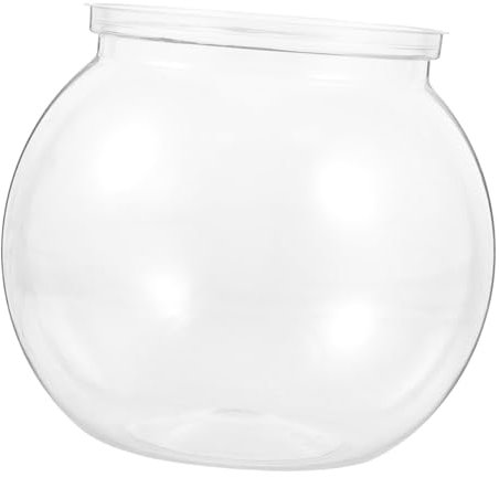 DOITOOL Transparente Anti-Bruch-fischschale Aquarium Für Schreibtisch Bürodekoration Für Fische Und Garnelen Bruchsicher Langlebig Kreative Tischgestaltung