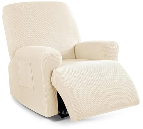 Sesselbezug Ruhesessel Bezüge Sofa überzug 1/2/3 Sitz Sesselschoner, Stretchhusse für Relaxsessel Komplett, Elastisch Liege Ruhesessel Bezüge Sofa überzug Schutzbezug ( Color : #6 , Size : 1 seat (4pc