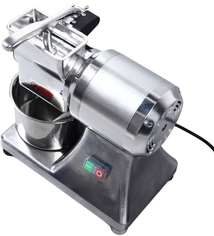 Grattugia Elettrica Commerciale Grattugia Elettrica in Acciaio Inossidabile da 550 W per Grattugiare Formaggio Arachidi Briciole di Pane Parmigiano (Spina europea 220 V)