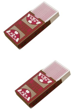 Abaodam 2sätze wasserdichte PVC Spielkarten Große Spielkarten Für Barpartys Freizeitspiele Und Sammlungen Robust Und Strapazierfähig Für Und Familie
