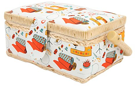 Cesta de Costura, Mano de Obra Fina Costurero Práctico, Eficiente y Resistente Al Desgaste para el Hogar en la Oficina Mientras Viaja