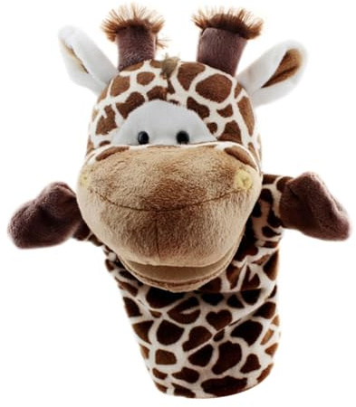 Handpuppen Tierhandpuppen für Kinder Plüschtiere Erzählen Geschichte Tier-Handpuppen Und Bewegliche Offene Münder Plüsch-Spielzeug Perfekt für Geschichtenerzählen Unterricht Vorschule