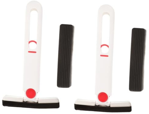 Healvian 2juegos Mini Mop Portátil Autoexprimible para Limpieza De Cocina y Espacios Pequeños Trapeador Absorbente Cabezal De Esponja Reemplazable