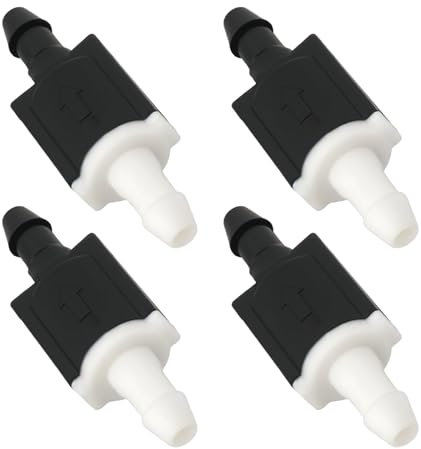 SG Store Lot de 4 Clapets Anti Retour pour Lave Glace de Pare Brise 85321-26020 8532126020 1K6863447A Compatible avec Toyota 41x14mm