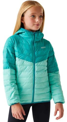 Regatta Kids Hooded Hillpack III jacka med premium återvunnen syntetisk dunisolering, perfekt för promenader, utomhusaktiviteter och daglig användning