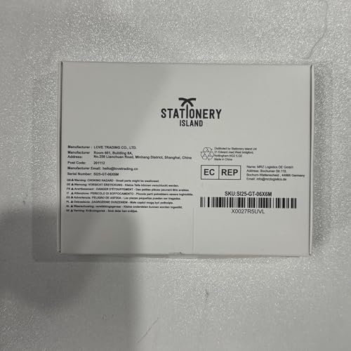 Stationery Island 6Pcs Celo Doble Cara, Pegamento en Cinta Roller Adhesiva, Cinta Doble Cara Transparente Dispensador, Cinta Adhesiva Doble Cara en Oficina Escolar De Tarjetas y Journal - 8mmx6m