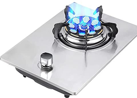 GAROEN 33CM Fornello a Gas a bruciatore Singolo da Incasso NG/GPL Fornello a Gas, fornello a Gas da Incasso Cucina da Cucina (C NG)