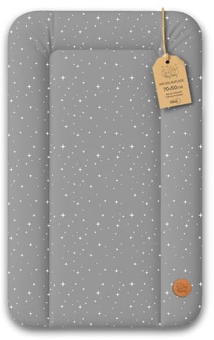 Skötbädd avtvättbar och vattentät 70x50 cm - skötmatta för skötbord, skötunderlag, skötbyrå eller tvättmaskin Oeko-Tex 70 x 50 Galaxie B