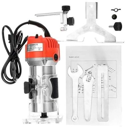 Macchina For Intaglio Del Legno Router Trimmer Manuale Elettrico Da 800 W. Fresatrice For Elettrica Stozzatrice Che Intaglia Utensili Elettrici Meccanici Potenza Elevata