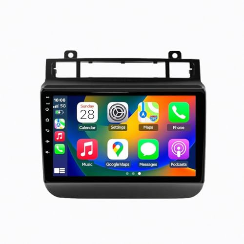 Carplay-Skärm för Volkswagen Touareg FL NF 2011-2017 Röststyrning, Gps-Navigering, Med Kamera, Dashcam, Wifi, Bluetooth Bilradio Stereo Gps Navi, 4 Kärna 2G＋32G