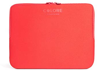 Tucano Second Skin Colore Neopren-Hülle für widescreen Notebooks (15,6 Zoll), rot