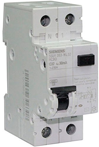 SIEMENS - Disjoncteur différentiel, 30 mA 32 A type AC - 5SU1353-1KL32