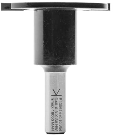 ENT 13961 Scheibennutfräser HW, Schaft (S) 8 mm, Durchmesser (D) 40 mm, NL 3 mm, GL 50 mm, auf Aufnahmedorn montiert