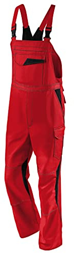 KÜBLER Workwear | IMAGE DRESS Arbeitslatzhose | mittelrot/schwarz | Größe 46