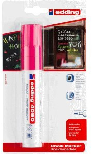 edding 6 x Kreidemarker 4090 4-15mm neonrosa