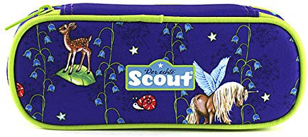 Scout Schulranzen-Set Schlamperetui Iv Sunrise 22x12x6,5cm Blau/Grün 25280050500