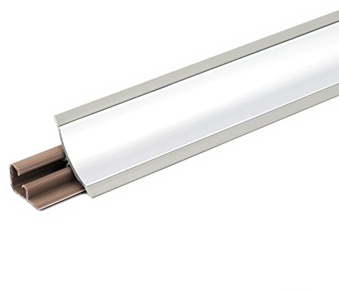 DQ-PP 2,5m WINKELLEISTE – Aluminium – 23 x 23mm – PVC – GRATIS Schrauben – Küchenleiste Arbeitsplatte Abschlussleiste Leiste Küche Küchenabschlussleiste Wandabschlussleiste Tischplattenleiste