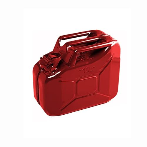 10 L Rouge Bidon pour carburant essence diesel, etc. – Design Compact