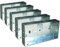 5 x Double Metal Back Box 25mm Flush Wall Pattress / 2 Gang Electrical Sockets