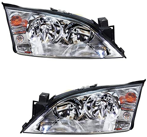 ATEC Germany 2x faros Faros delanteros Faros principales izquierda + derecha Compatible con FORD MONDEO Mk3 (B5Y), MONDEO Mk3 Notchback (B4Y), MONDEO Mk3 Turnier (BWY)