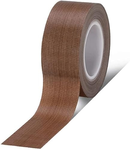 Selbstklebendes Teflonband - Hochtemperaturband Ptfe-Band Klebeband, Vakuummaschinen-Versiegelungsband Für Vakuum-Handimpuls-Versiegelungsgeräte, Hitzebeständig Bis 300 ,0.13-20mm wide x 10 m long