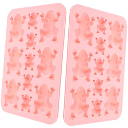 Angoily 2stücke Teiliges Frosch Silikonformen in Verschiedene Wiederverwendbare Fondant Pralinenform Für Diy Schokolade Kuchen Bonbons Backen Zu Hause Oder Gastronomie