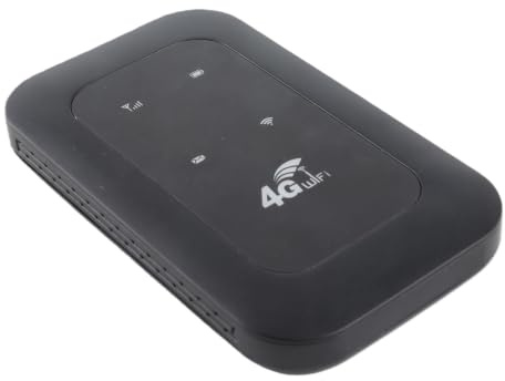 4G LTE Mobile WiFi Hotspot für Reisen, High Speed 300Mbps Portable Router, unterstützt 10 Geräte, SIM-Karten-Slot, die Signalleuchte, 2100mAh für Reisen Arbeit