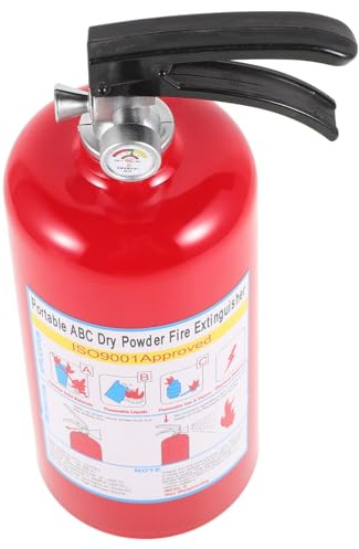 HOMSFOU Extintor organizador de monedas ABS con botón de acceso elegante caja de almacenamiento para dinero en efectivo y objetos de valor, decoración del hogar segura