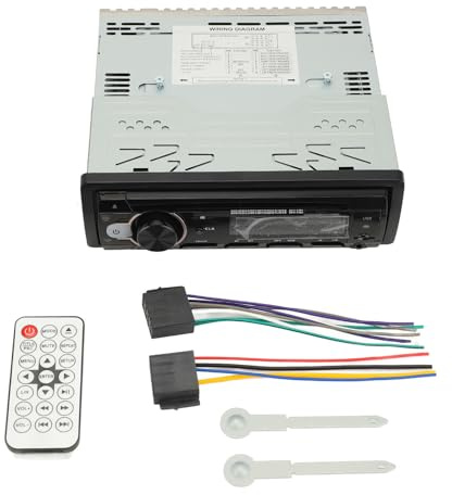 XTevu Car Radio Stereo, DVD Player with Bluetooth 5.0, Universal MP3 Player, HD Sound Quality, USB 2.0 Car Audio, Stable Connection Vehicle Stereo