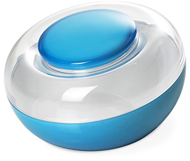 Omada Design Biscottiera da 270 cl, Porta Biscotti Colorato con Coperchio Ermetico, Lavabile in Lavastoviglie, Made in Italy, linea Movida, Turchese