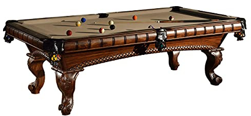 Billiard-Royal Billardtisch Pooltisch Modell Aramis 8 ft. mit hochwertigem K-55 Bandengummi und freier Tuchwahl