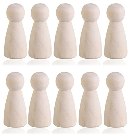 ULTNICE 10 Stück DIY Holzfiguren Hochzeit Geburtstag Dekoration