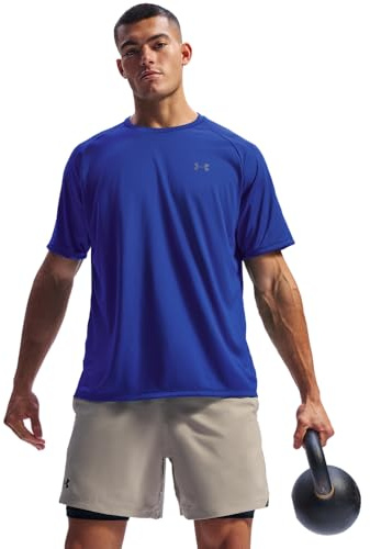 Under Armour Men Tech 2. Shortsleeve, Light and Breathable Sports T-Shirt, Gym Clothes, Wicks Away Sweat & Dries Very Fast