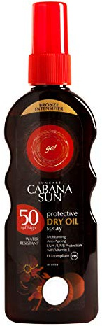 Cabana Sun CABANA CABD50.100 Huile sèche bronzante profonde SPF50-100 ml