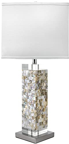 nuLOOM Houston 29 Crystal & Iron Mosaic Table Lamp