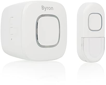 Byron Kit de Sonnette sans Fil DBY-24722 - Carillon à Brancher - Compatible avec la Link & l'Application HomeWizard et la Gamme Smartwares Pro