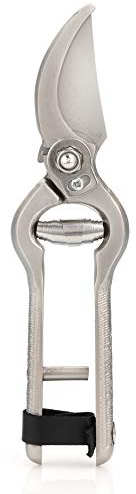 Getestet mit „sehr gut“ von „Selbst ist der Mann“ (Ausg. 09/2021) - S.Kunde & Sohn/SKS 7.124 Vintage Gartenschere 18,5 cm lang/Rebenschere mit Bypass-Schneide/geschmiedet/speziell beschichtet