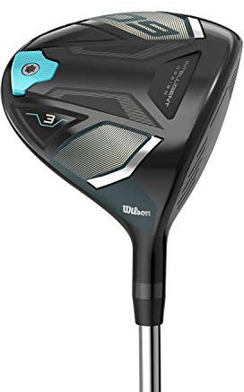 Wilson Kvinnors WS D9 Fairway trä, svart/blå, en storlek