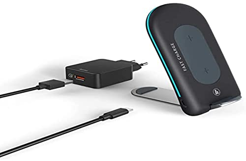 Hama Cargador de inducción 2500 mA QI-FC15S Prime Line 187262 de Carga por inducción estándar Schwa