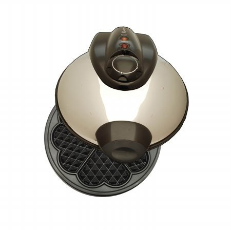 FinishingTouch Eco Friendly Heart Shape 8 inch Waffle Maker -