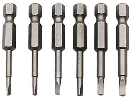SHESSTILL 6Pcs Dreieckige Schraubenbits 1,8/2/2,3/2,5/2,7/3 Mm S2 Stahl Magnetischer Schraubendreher Bit Anti-Rutsch-Dreieck-Schraubenkopf