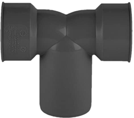 Größe Ø DN50 HT Abflussrohr System - Rohr Doppelanschlussbogen 50/DN50/50