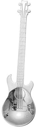 liujuan Cucchiaio da caffè a forma di chitarra in acciaio inossidabile Tema musicale Cucchiai da tè for lui for le coppie Gelato/Dessert/Mescolare/Zucchero Cucchiaio