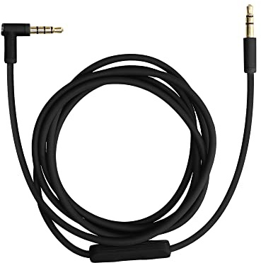 kwmobile Kopfhörerkabel für Beats Studio 3 / Solo 3 / Solo2 / Studio 2 / Studio 1 / Mixr - Ersatz Kabel 140 cm Mikrofon Lautstärkeregler - 3.5mm Klinke