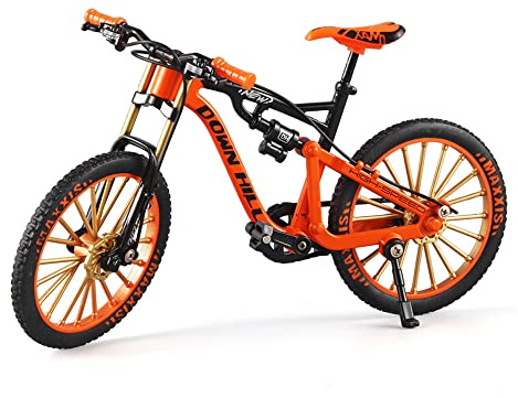 Jiahuade Fahrrad Modell Deko,Finger Fahrrad Spielzeug,Mini Finger Bike,Miniatur Mountainbike,Finger Fahrrad BMX,Mountainbike Modell,Mini BMX Bike (N)