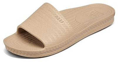 Reef Water Scout Womens Beach Slide Sandal, Soft and Supportive Molded Footbed, Water Friendly, Oasis, 7