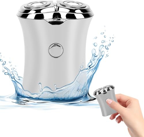 NSXAYIWE Elektrischer Mini-Reiserasierer Für Männer, Wasserdichter Herren-Elektrorasierer, Smart-Screen-Display Herren-Elektrorasierer Für Reisen Und Den Täglichen Gebrauch